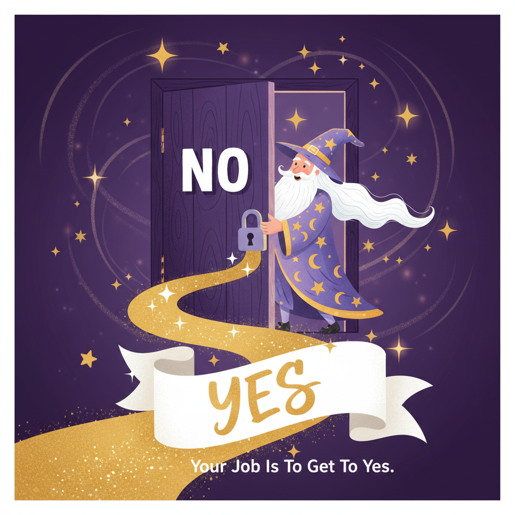 Your Job is to Get To Yes