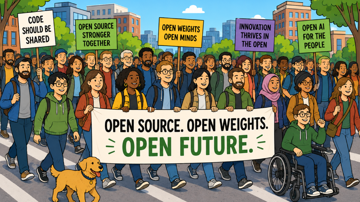 Rally for open source, open weights, and an open future