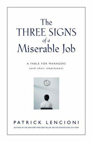 The Three Signs of a Miserable Job