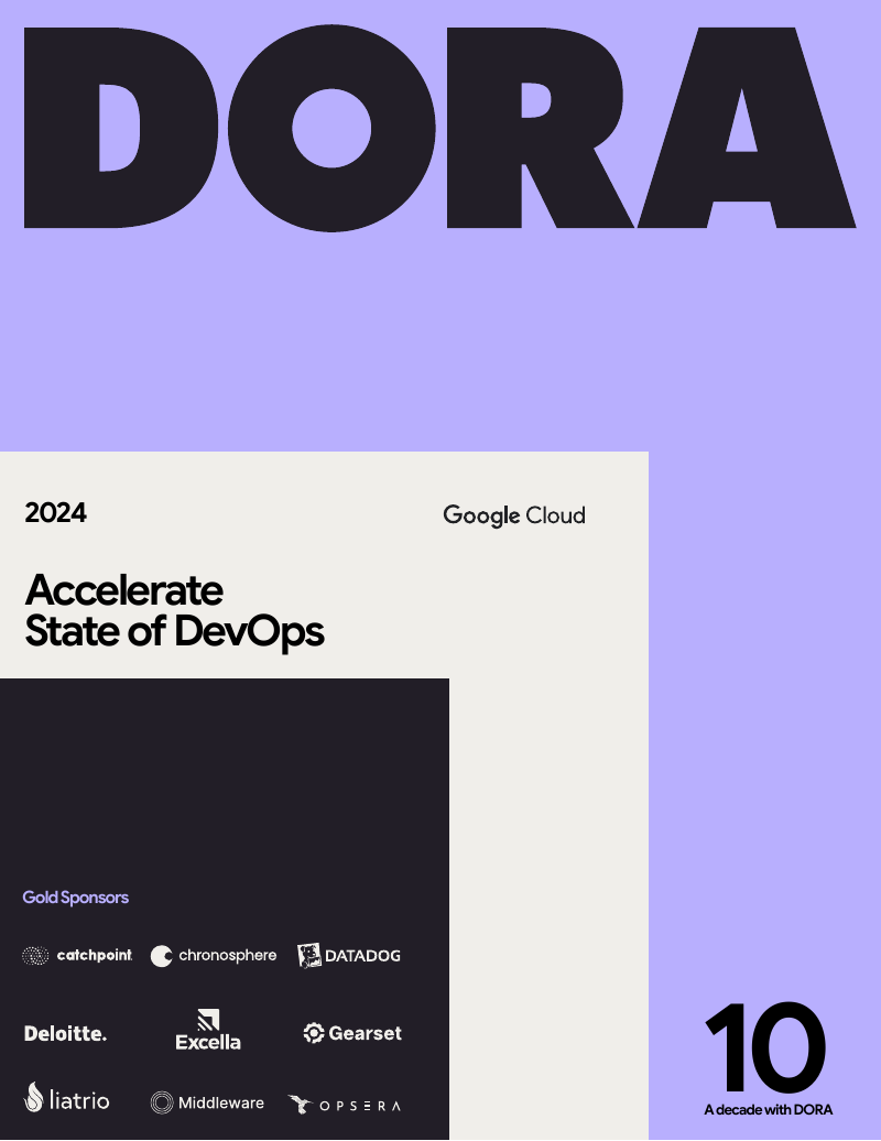 2024 Accelerate State of DevOps Report cover