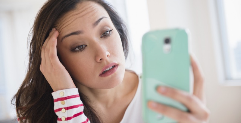 VentureBeat article thumbnail — stressed woman using cell phone